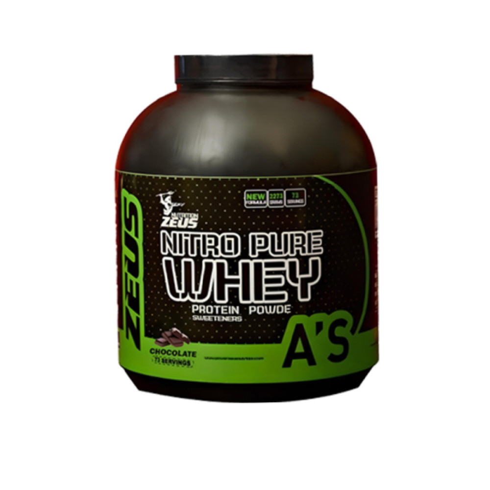 Zeus Nutrition Nitro Pure Whey Protein Tozu 2273Gr-Kurabiye-Aroma-Shaker Protein Tozları Fiyatı