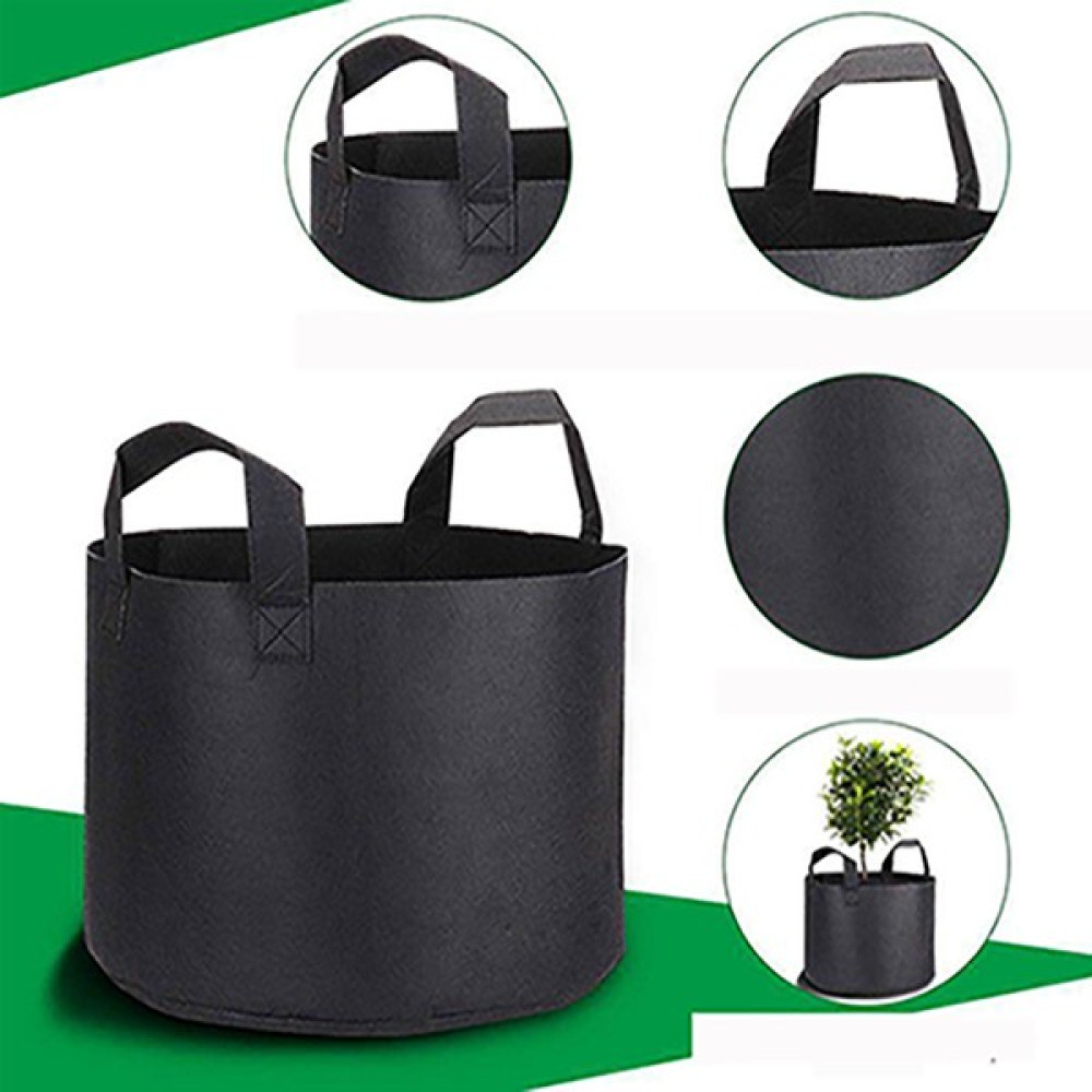 Zeuxe Kumaş Saksı 19 Litre | 10 Adet | Bez Saksı | Saksı ve Aksesuarları Fiyatı