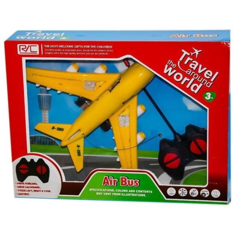 Zey Toys Zeytoys Kumandalı Uçak ZEY2024,EĞLENCELI Işıklı Oyuncak Uçak - Sarı Eğitici Oyuncak Fiyatı