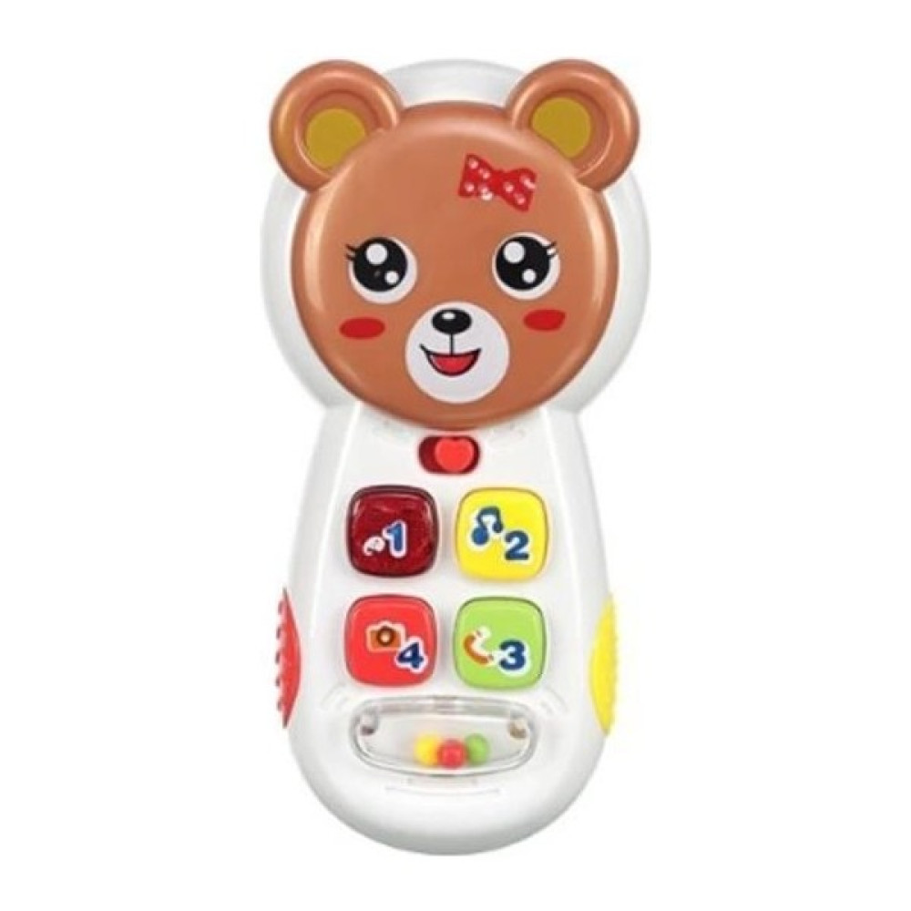 Zey Toys Zeytoys ZEY2023 Müzikli Telefon,oyuncak Müzikli Işıklı Aynalı Telefon - Kahverengi Eğitici Oyuncak Fiyatı