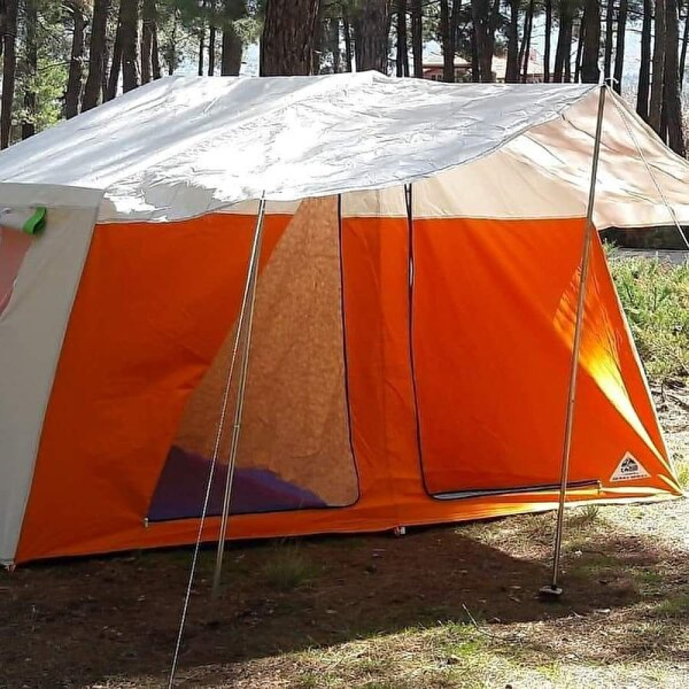 Zeycamping 14M2 Iki Oda Suni Deri Aile Kamp orman şantiye barınak Çadırı Çadır Fiyatı