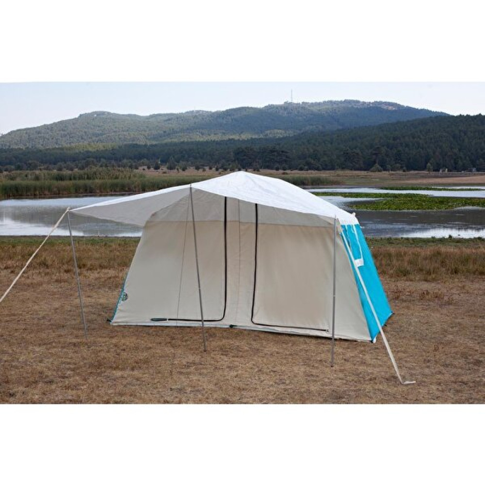 Zeycamping Iki Oda 14M2 Suni Deri Aile Kamp barınak ormancı şantiye çadırları Çadır Fiyatı