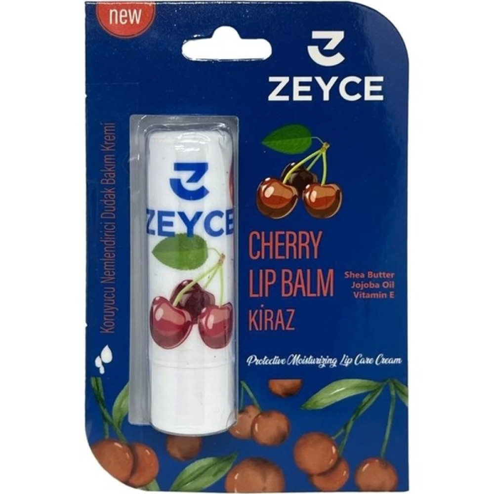 Zeyce Kiraz Dudak Bakım Kremi 4,8gr, Doğal Yağlar ile Kirazlı Dudak Bakımı Nem Cherry Lip Balm Dudak Bakımı / Koruyucu Fiyatı