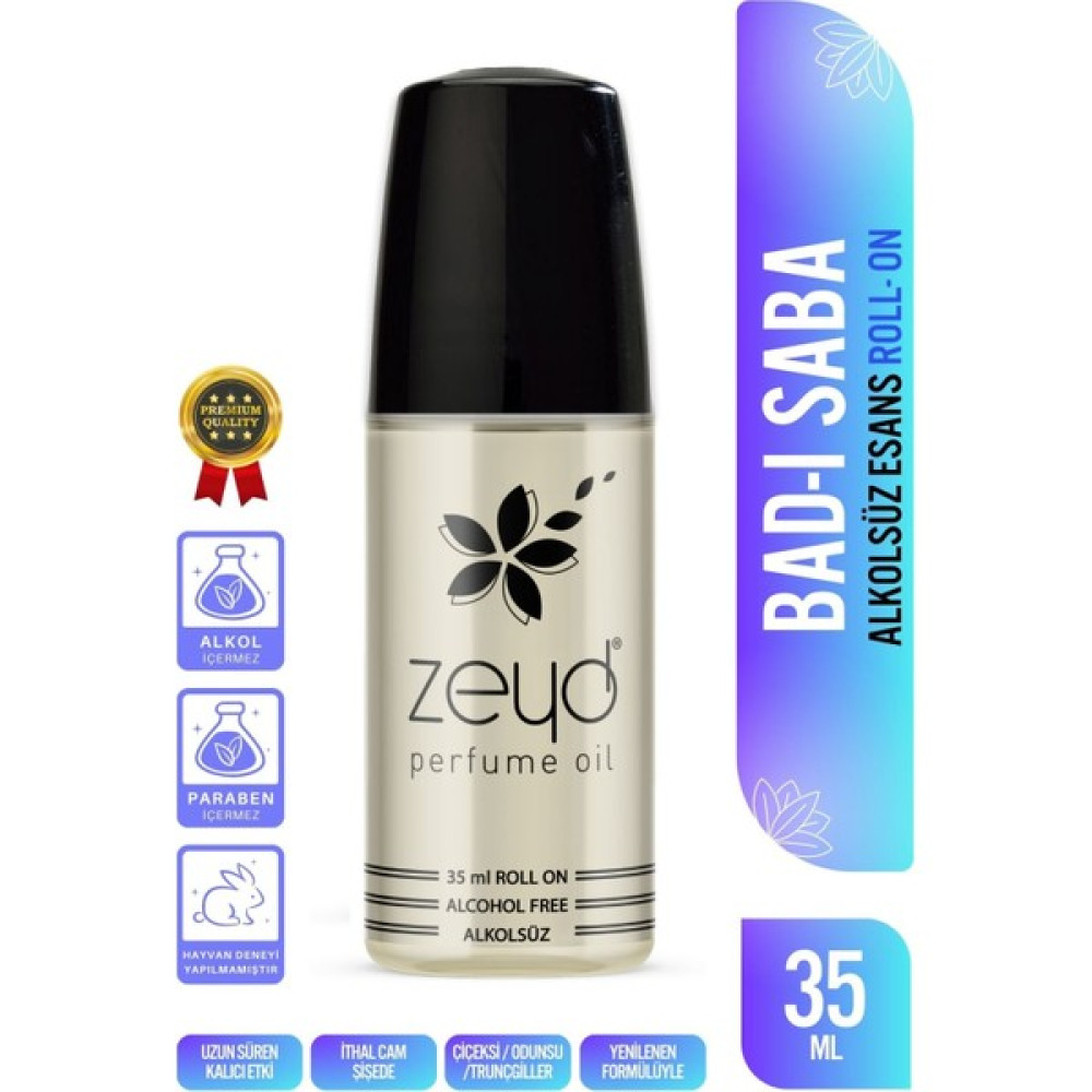 Zeyd Bad-I Saba Kokulu Alkolsüz Esans 35 ml Parfüm Esansı Roll-on Edp Cep Parfüm Esansiyel Yağ - 30 ml Erkek Parfümleri Fiyatı