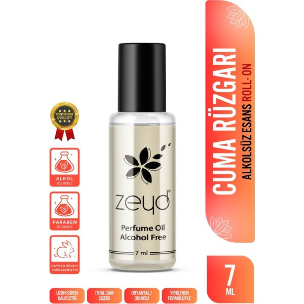 Zeyd Cuma Rüzgarı Kokulu Alkolsüz Esans 7 ml Parfüm Esansı Roll-on Edp Esansiyel Yağ Zeyd Erkek Parfümleri Fiyatı