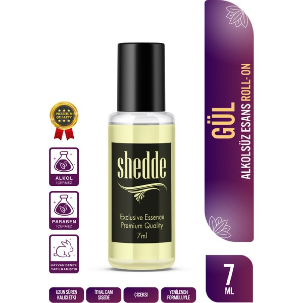 Zeyd Gül Kokulu Alkolsüz Esans 7 ml Parfüm Esansı Roll-On Edp Cep Parfüm Esansiyel Yağ Kadın Parfümleri Fiyatı
