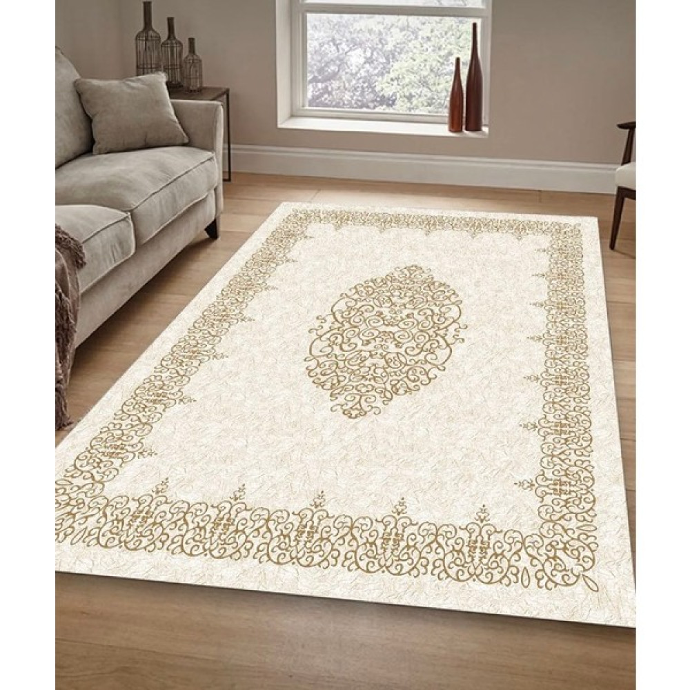 Zeyhan Tekstil Anadolu Motif Süngerli Çift Lastikli Kaymaz Halı Örtüsü - 160 x 230 cm Salon & Oturma Odası Tekstili Fiyatı