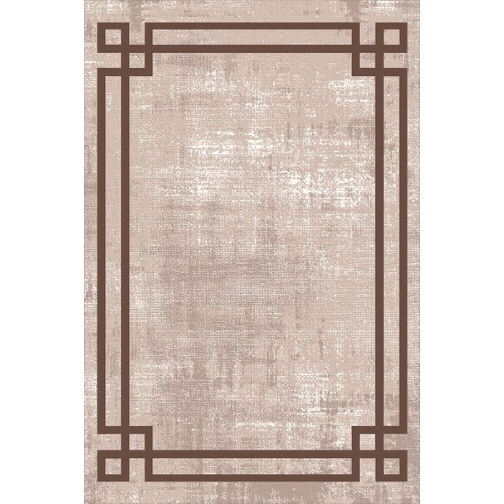 Zeyhan Tekstil Çizgi Çerçeveli Süngerli Lastikli Kaymaz Su Geçirmez Halı Örtüsü - 200 x 300 cm - Krem Salon & Oturma Odası Tekstili Fiyatı