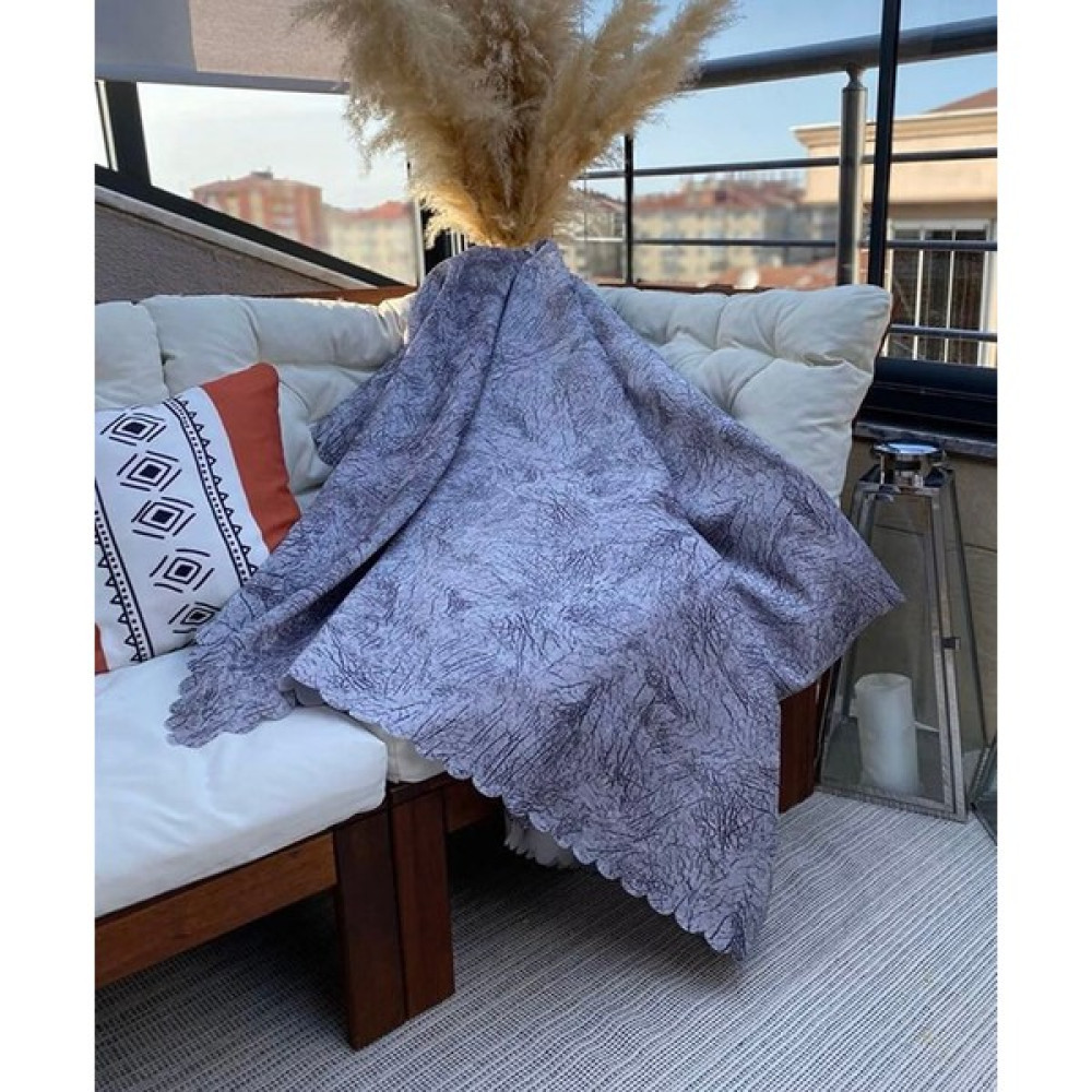 Zeyhan Tekstil Damar Desenli Kaymaz Tüy Leke Tutmaz Süngerli Koltuk Çekyat Kanepe Örtüsü - Gri - 170 x 215 cm Koltuk & Kanepe Örtüsü Fiyatı