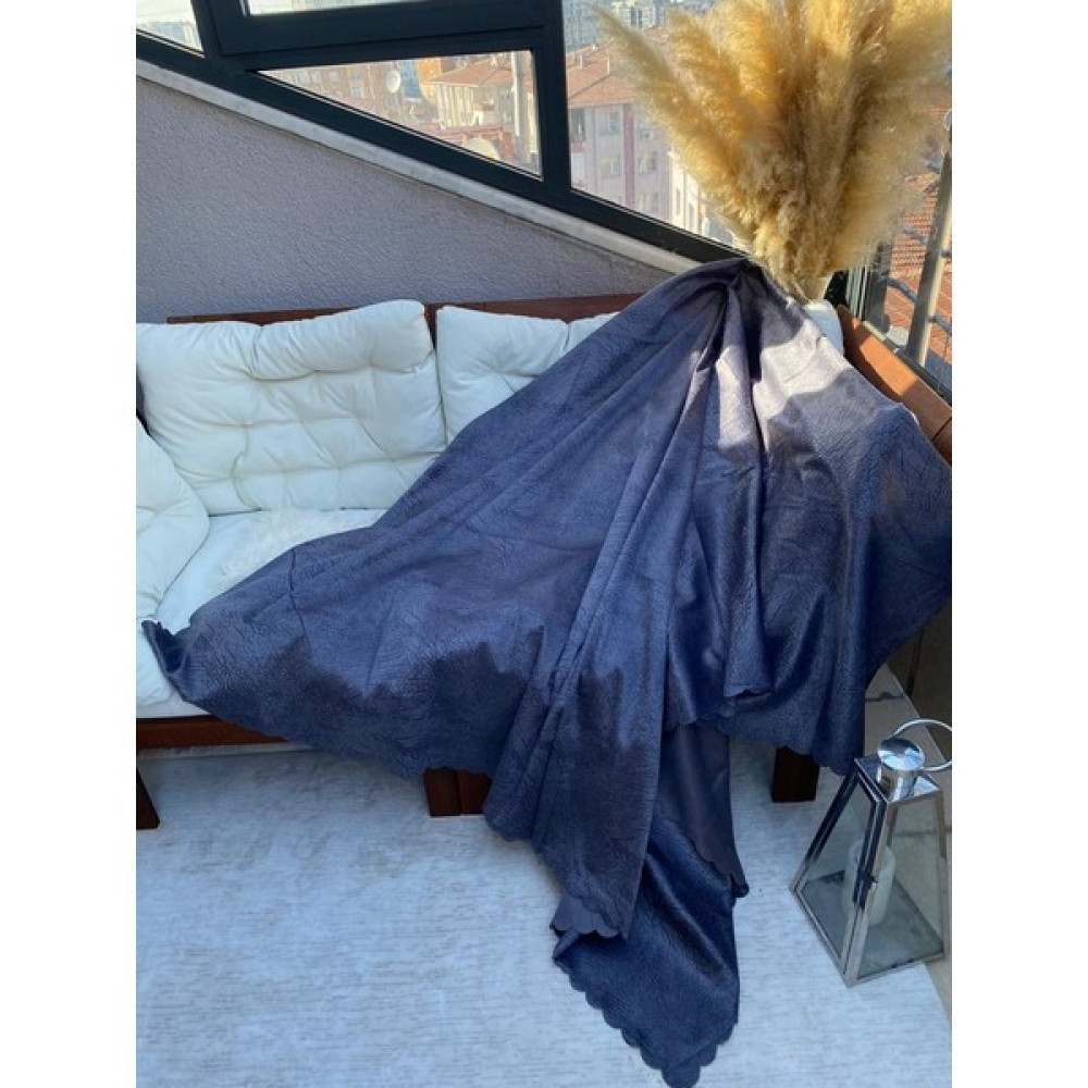 Zeyhan Tekstil Silikonlu Leke Tutmaz Kaymaz Terletmez Tay Tüyü Çekyat Koltuk Örtüsü - 170 x 210 cm - Antrasit - Füme Koltuk & Kanepe Örtüsü Fiyatı
