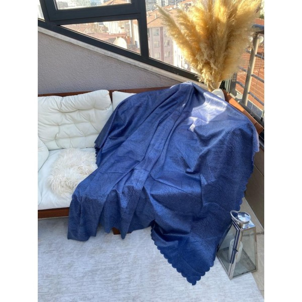 Zeyhan Tekstil Silikonlu Leke Tutmaz Kaymaz Terletmez Tay Tüyü Çekyat Koltuk Örtüsü - 170 x 210 cm - İndigo - Lacivert Koltuk & Kanepe Örtüsü Fiyatı