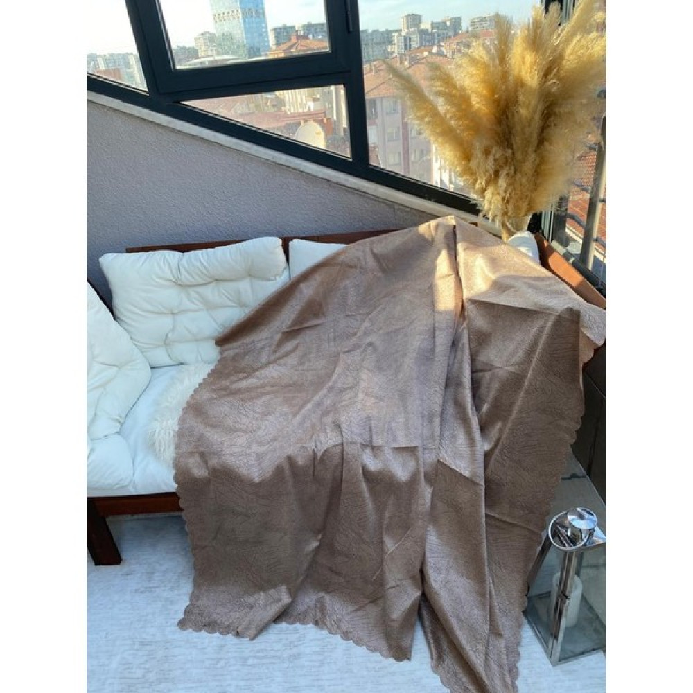 Zeyhan Tekstil Silikonlu Leke Tutmaz Kaymaz Terletmez Tay Tüyü Çekyat Koltuk Örtüsü - 170 x 210 cm - Koyu Vizon - Cappuccino Koltuk & Kanepe Örtüsü Fiyatı