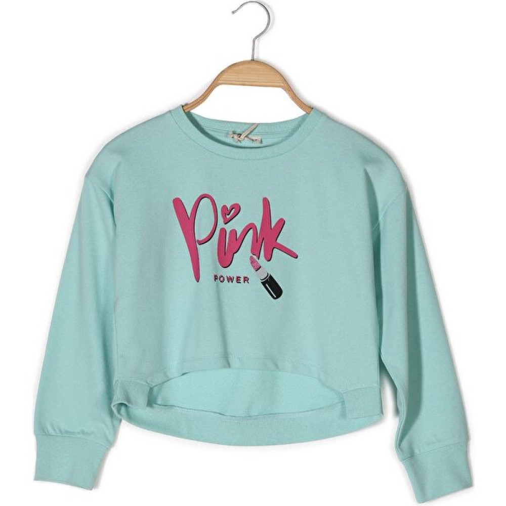 Zeyland Kız Çocuk Baskılı Crop Sweatshirt Kız Çocuk Sweatshirt Fiyatı