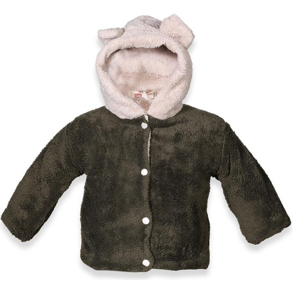 Zeyland Unisex Bebek Kapüşonlu Peluş Mont Bebek Montu Fiyatı
