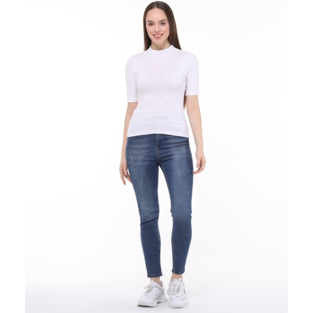 Zeymer Basic Yarım Balıkçı Kapri Kol Vizkon T-Shirt Bayan T-shirt Fiyatı