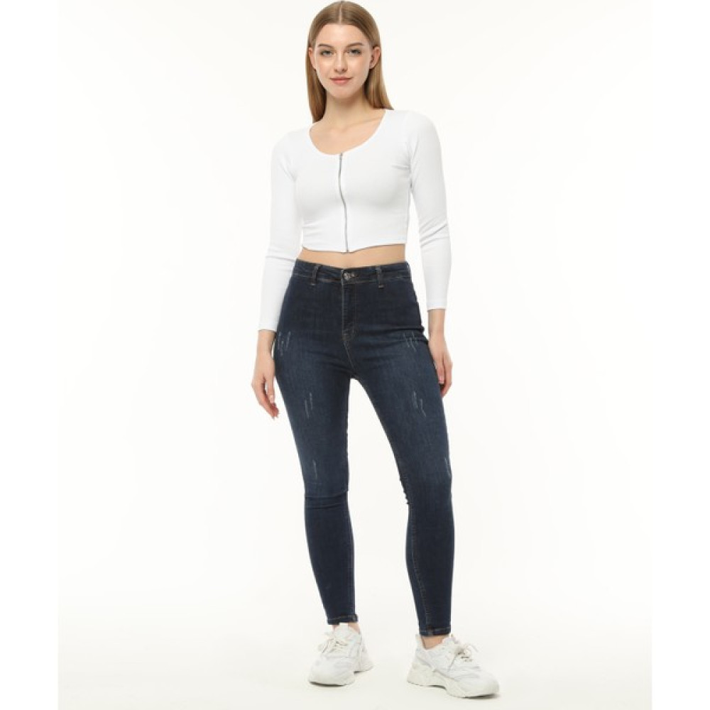 Zeymer Kaşkorse Uzun Kollu Fermuarlı Slim Fit Tshirt Bayan T-shirt Fiyatı