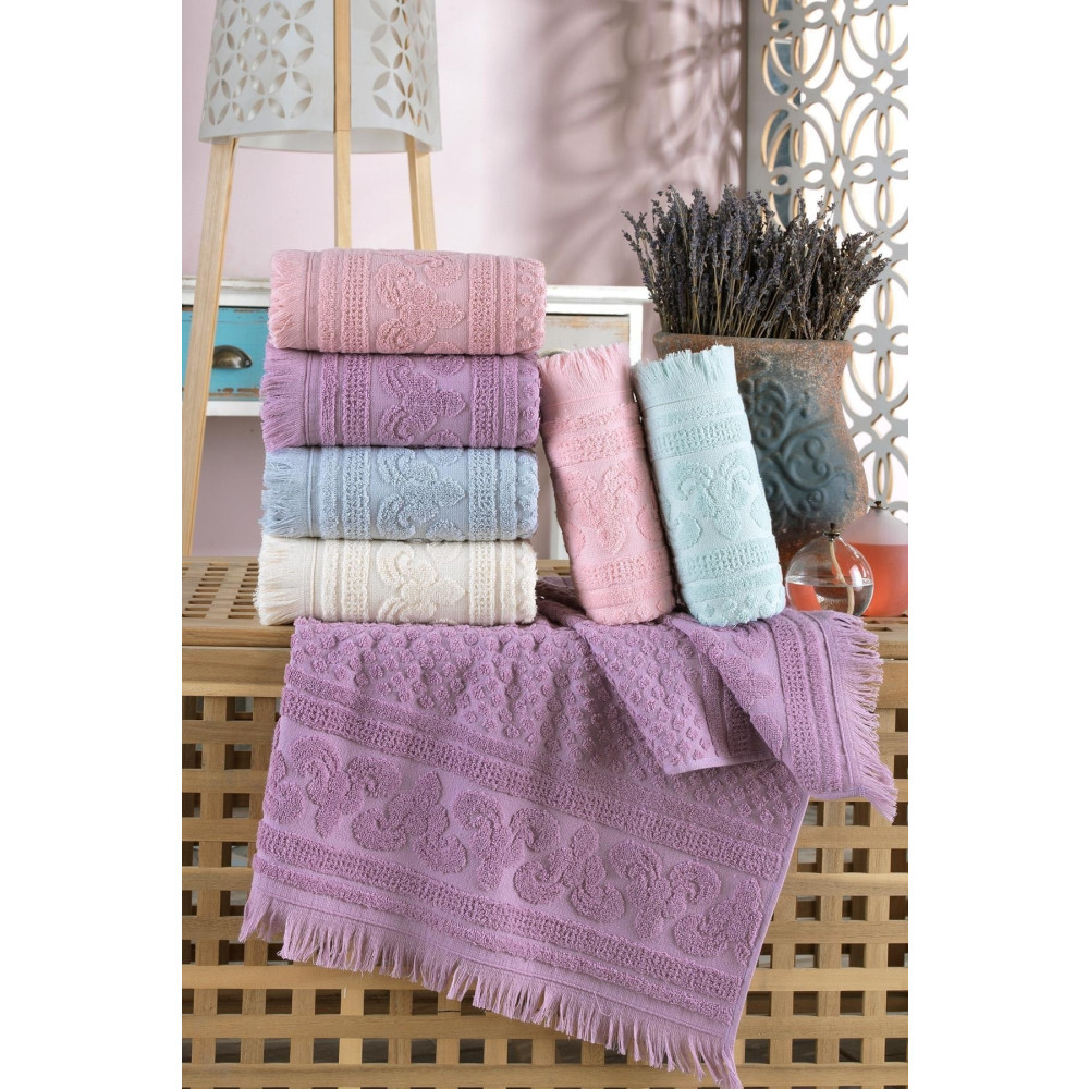 Zeynep Tekstil Premium 6lı 50x90 Cm El & Yüz Havlu Seti | %100 Pamuk Banyo Havlusu Fiyatı