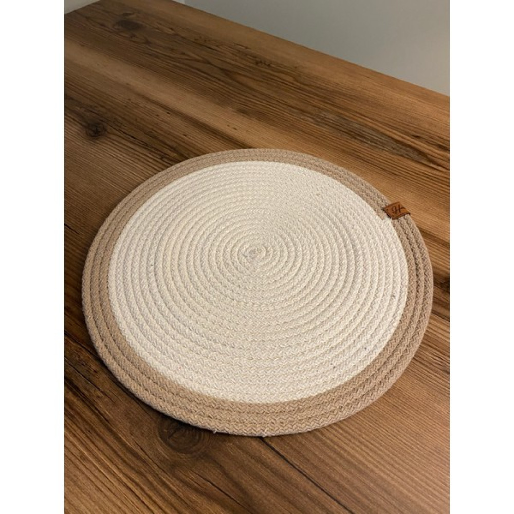 Zeynur Home Pamuklu Supla,tress Ip Supla,32 cm Supla - 32 x 32 cm - Kahverengi Amerikan Servis Fiyatı
