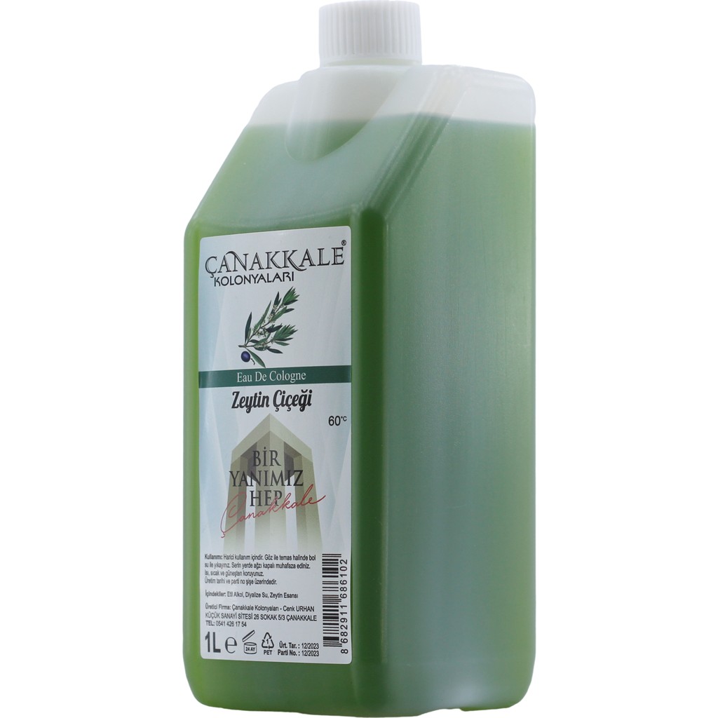 Zeytin Çiçeği Kolonyası -1 Litre -(BİDON) Korumalı Kapak - Yeni Model Kolonya & Gülsuyu Fiyatı