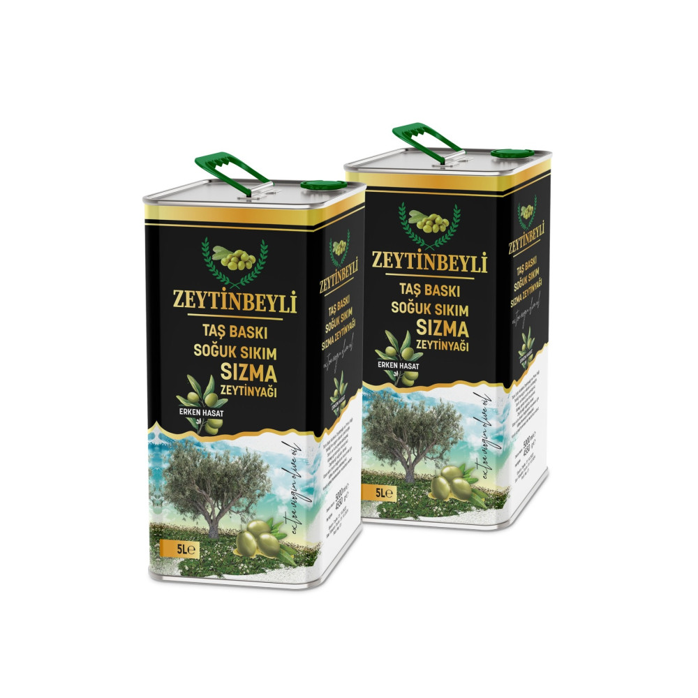 Zeytinbeyli Naturel Sızma Soğuk Sıkım Taş Baskı 10 lt Zeytinyağı Sıvı Yağ ve Zeytinyağı Fiyatı