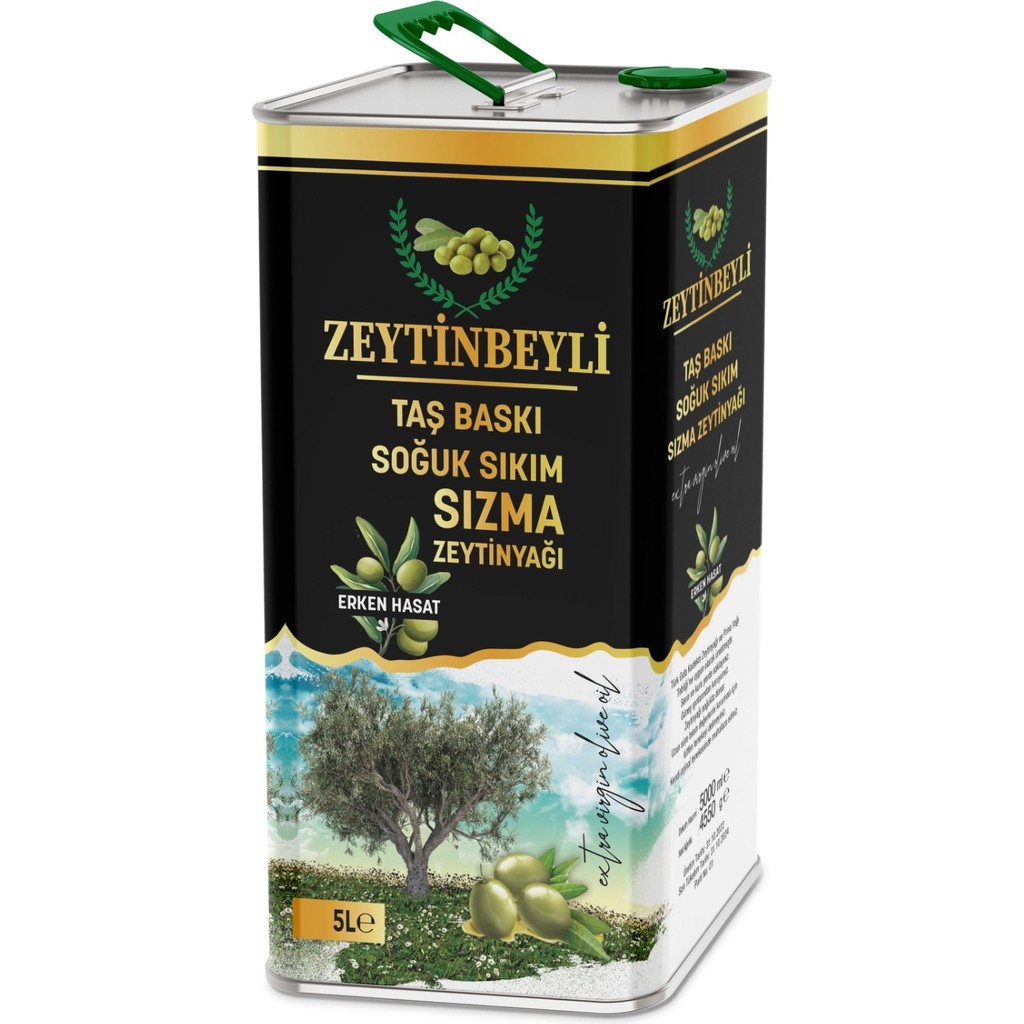 Zeytinbeyli Naturel Sızma Soğuk Sıkım Taş Baskı 5lt Zeytinyağı - 5 lt Diğer Fiyatı