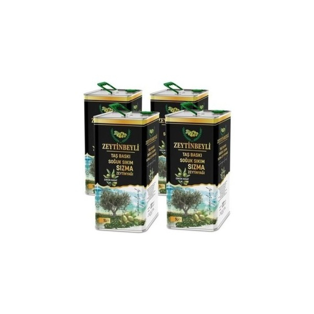 Zeytinbeyli Taş Baskı Soğuk Sıkım Sızma 20LT Zeytinyağı - 20 lt Diğer Fiyatı