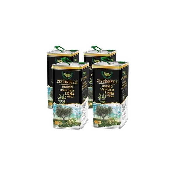 Zeytinbeyli Taş Baskı Soğuk Sıkım Sızma 20LT Zeytinyağı - 20 lt Diğer Fiyatı