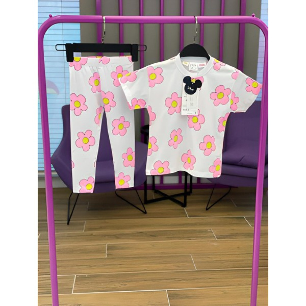 Zeyyzey Store Çiçek Desenli Kız Çocuk Takım Kız Çocuk Giyim Takımı Fiyatı