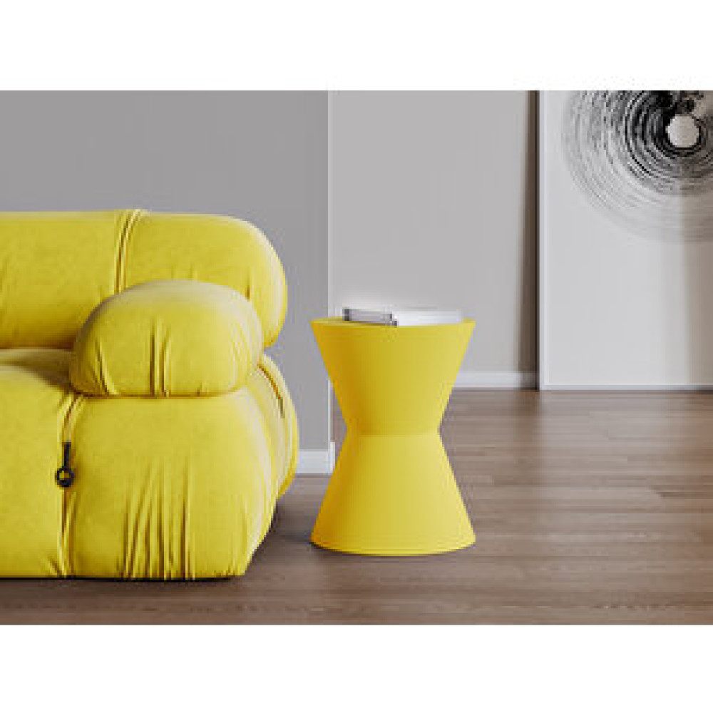 Zeze Home Ediz Sehpa Krom Sarı Yan Sehpa Fiyatı