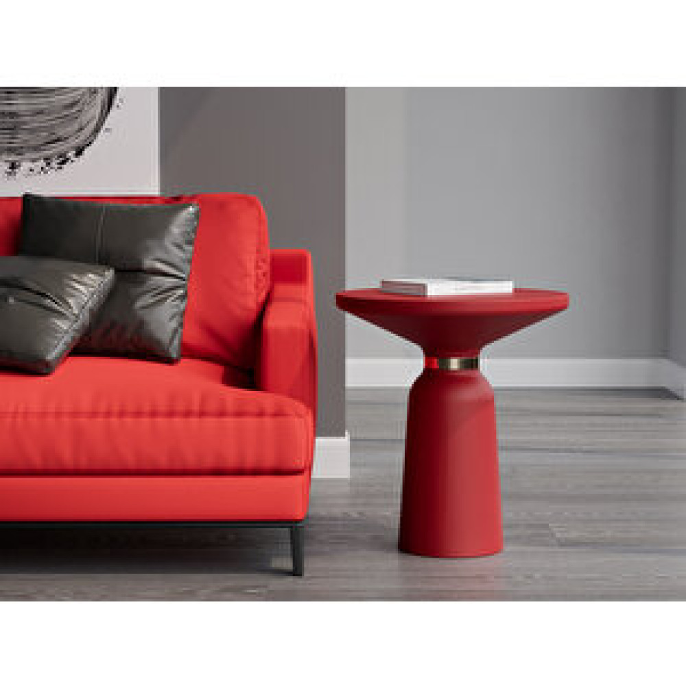 Zeze Home Elegance Sehpa Kırmızı Yan Sehpa Fiyatı