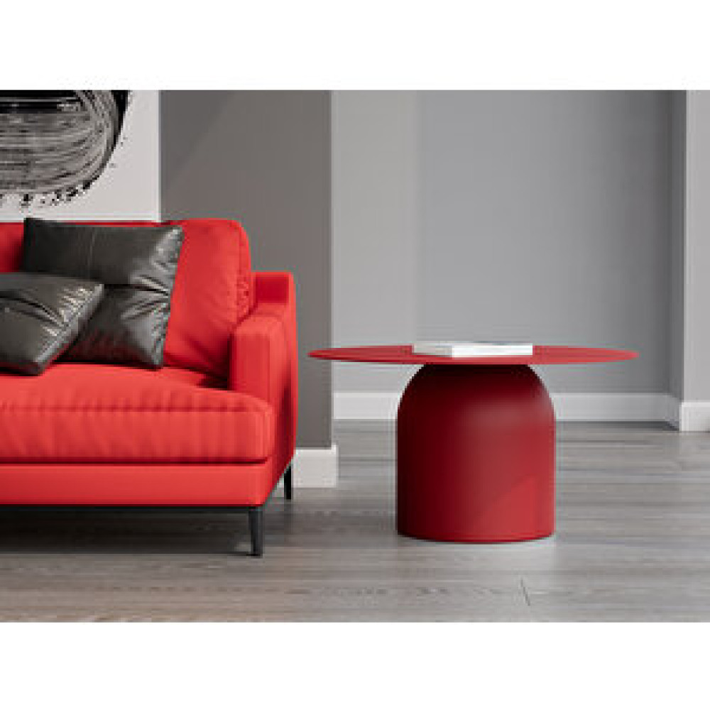 Zeze Home Hardy Tablalı Sehpa Kırmızı Yan Sehpa Fiyatı