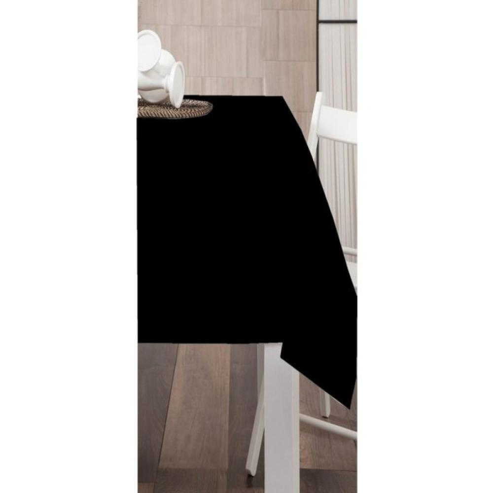 Zeze Home Siyah Dertsiz Leke Tutmaz Duck Kumaş Masa Örtüsü - 140 x 160 cm Masa Örtüsü Fiyatı