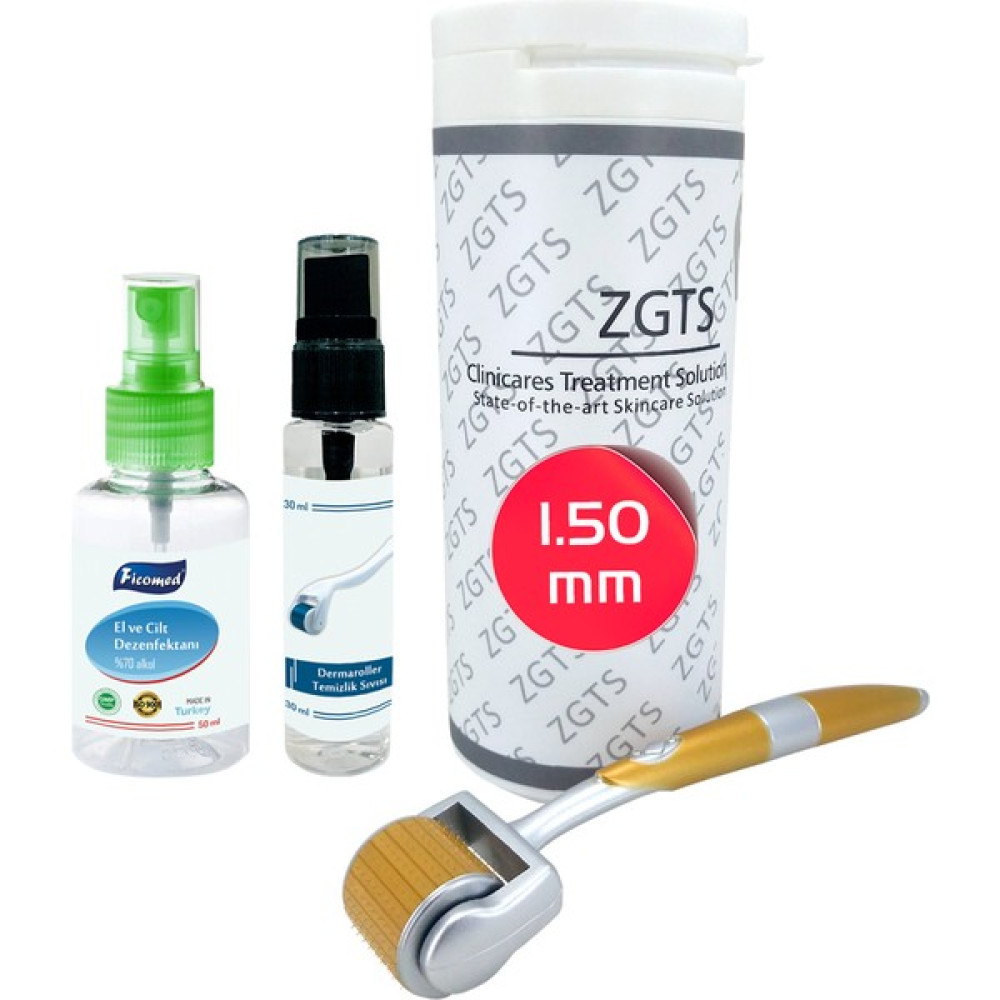 Zgts Gold Line 1.50mm Titanyum 192 İğneli Derma Roller Cilt & Yüz Temizleme Cihazları Fiyatı