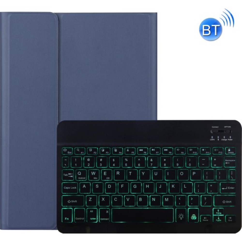 ZH Store Lenovo Tab E10 Için Bluetooth Klavye Koruyucu Deri Kılıf Mavi (Yurt Dışından) Oto Boyaları Fiyatı