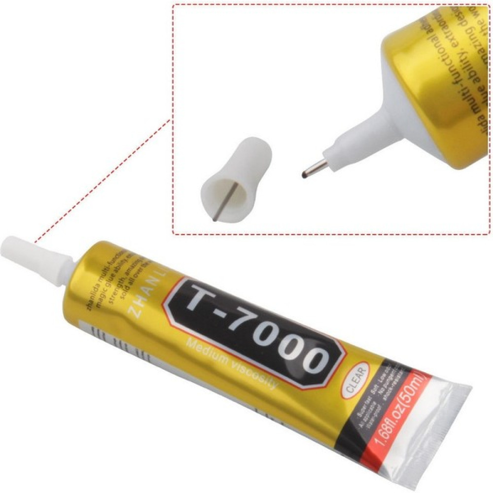 Zhanlida T7000 Dokunmatik Ekran Cam Kapak Çerçeve Yapıştırıcı 50ML Siyah - 1 Adet Nalburiye & Hırdavat Fiyatı