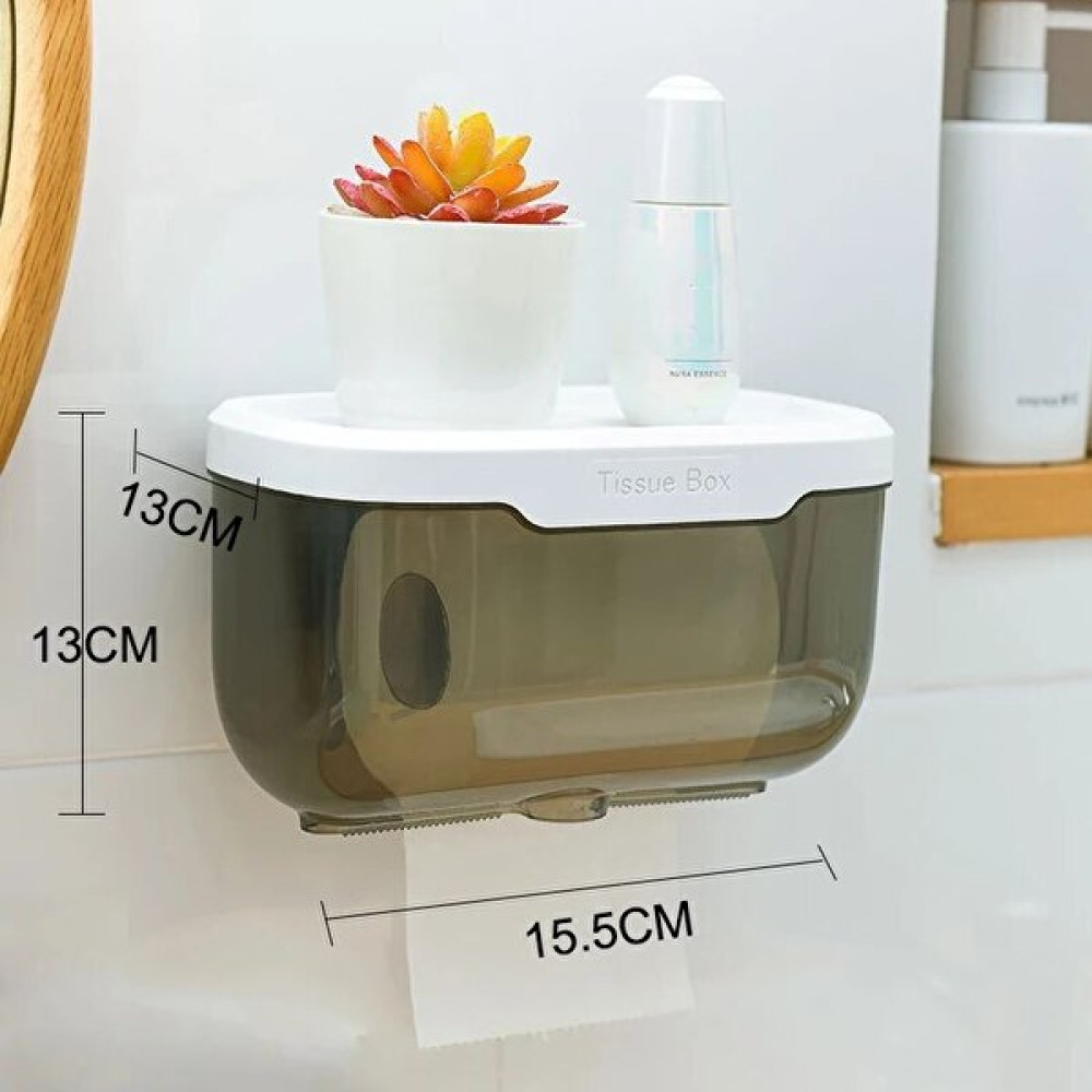 Zhaowen Shop Küçük Stil Su Geçirmez Tuvalet Kağıdı Tutacağı Plastik Kağıt Havluluk Duvara Monte Banyo Rafı Saklama Kutusu Taşınabilir Tuvalet Kağıd... Tuvalet Kağıtlığı Fiyatı