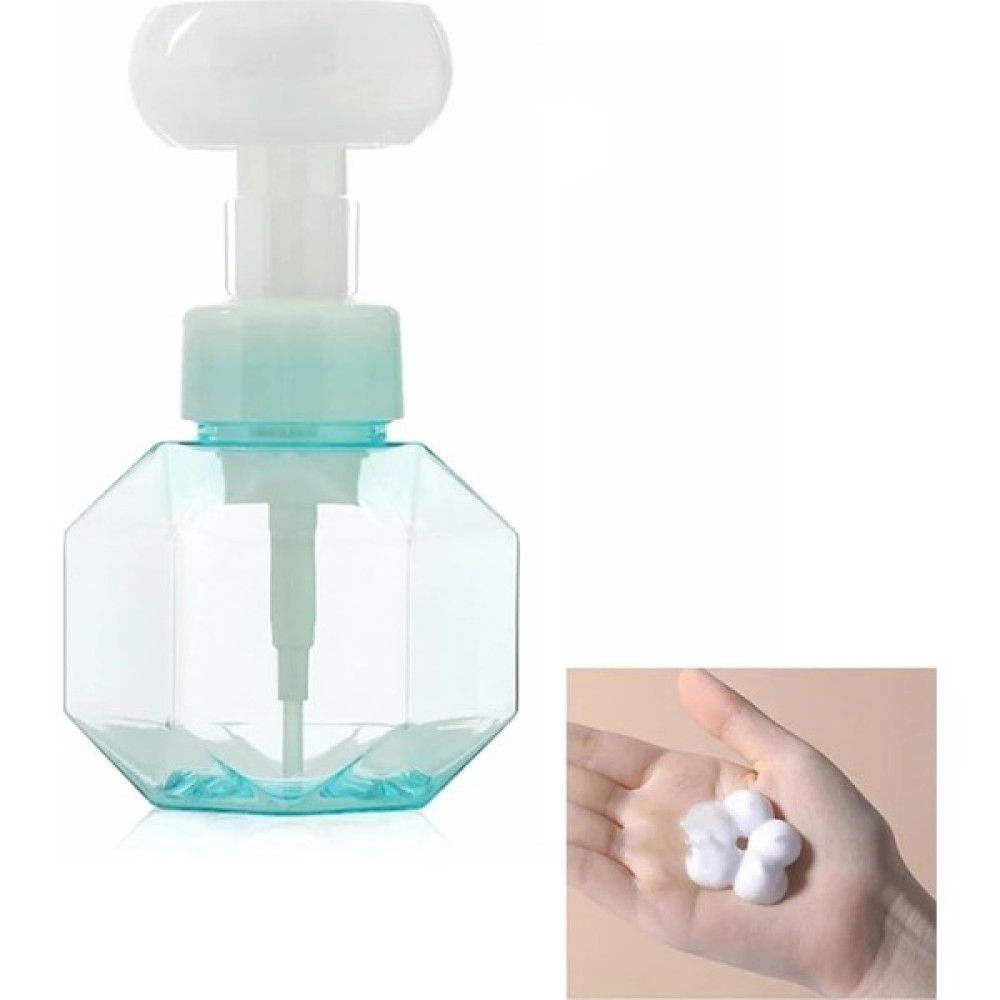 Zhaowen Shop Mavi 250ML Tarzı ml Sıvı Sabunluk Çiçek Şekli Köpük Köpük Pompası Boş Şişe Plastik Şeffaf Şişe Duş Jeli Köpük Pompa Şişesi (Yurt Dışın... Sabunluk Fiyatı