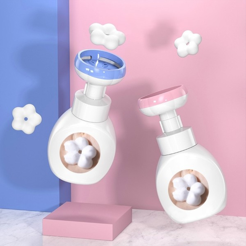 Zhaowen Shop Mavi Stil 300ML Çiçek Dispenseri Sıvı Sabun Çiçek Köpük El Sabunu Şişe Pompası Floret Fıskiye Çocuk Plastik Presleme Tipi Kafa Şişelem... Sabunluk Fiyatı