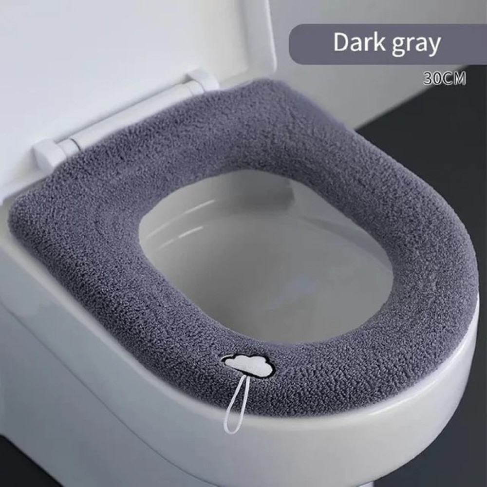 Zhaowen Shop No.8 Stili Klozet Koltuk Minderi Ev Kış Peluş Closestool Kapak Banyo Dört Mevsim Genel Sıcaklık Gece Taburesi Koltuk Halka Minderi (Yu... Klozet Kapağı Fiyatı