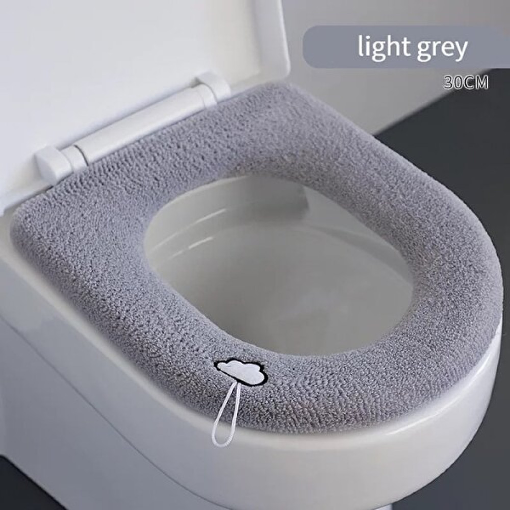 Zhaowen Shop No.9 Tarzı Klozet Koltuk Minderi Ev Kış Peluş Closestool Kapak Banyo Dört Mevsim Genel Sıcaklık Gece Taburesi Koltuk Halka Minderi (Yu... Klozet Kapağı Fiyatı