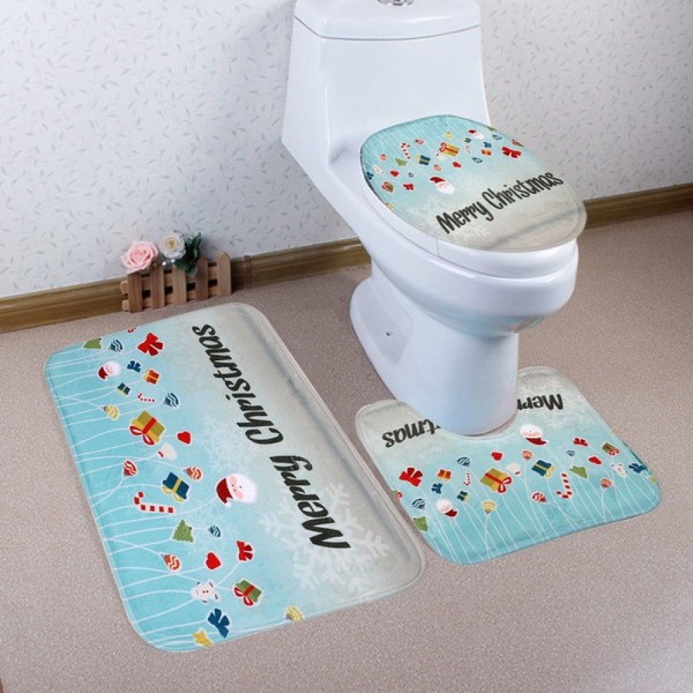 Zhaowen Shop Noel Banyo Paspası10 Stili Noel Banyo Paspas Wc Klozet Kapağı Klozet Klozet Tapa Inodoro Dekorasyon Noel Banyo Komodin Klozet (Yurt Dı... Klozet Kapağı Fiyatı