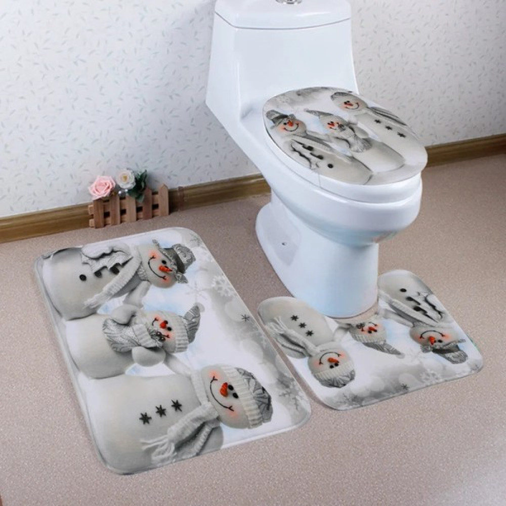 Zhaowen Shop Noel Banyo Paspası19 Stili Noel Banyo Paspas Wc Klozet Kapağı Klozet Klozet Isıtıcı Tapas Klozet Kapağı Süsleme Küvet Noel Banyo Komod... Klozet Kapağı Fiyatı