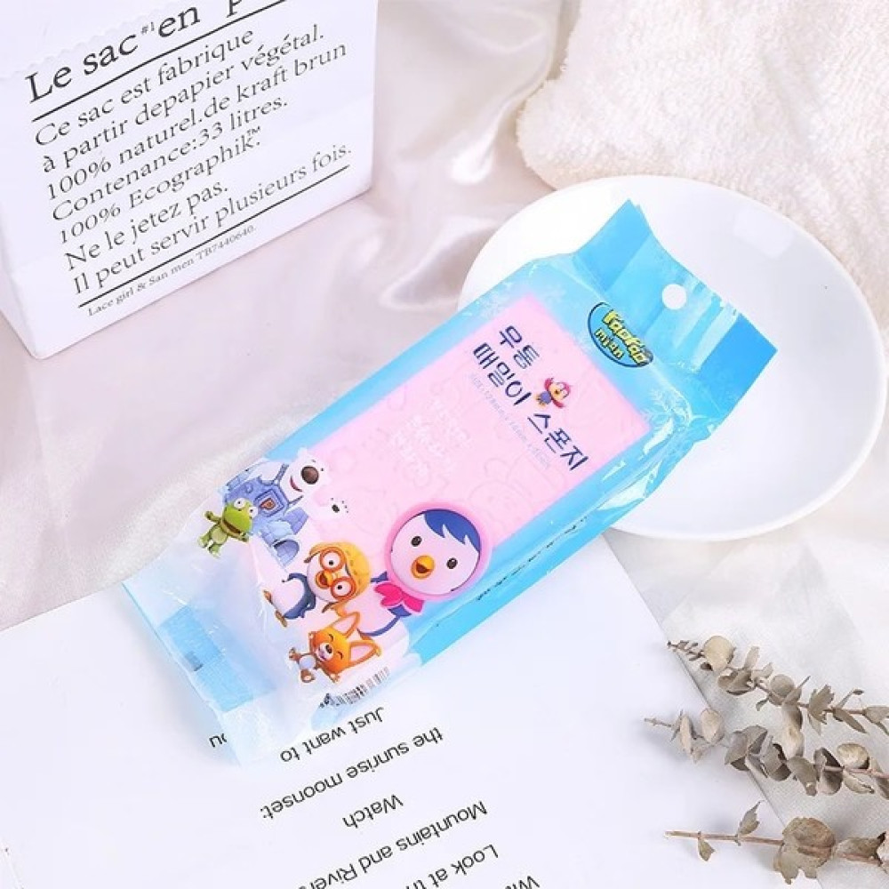 Zhaowen Shop Pembe Tarzı Bebek Banyo Süngeri Yüksek Yoğunluklu Karikatür Kabartmalı Çocuk Banyo Süngeri Ev Sürtünme Külü ve Banyo Artefaktı Banyo S... Vücut Bakım Setleri Fiyatı