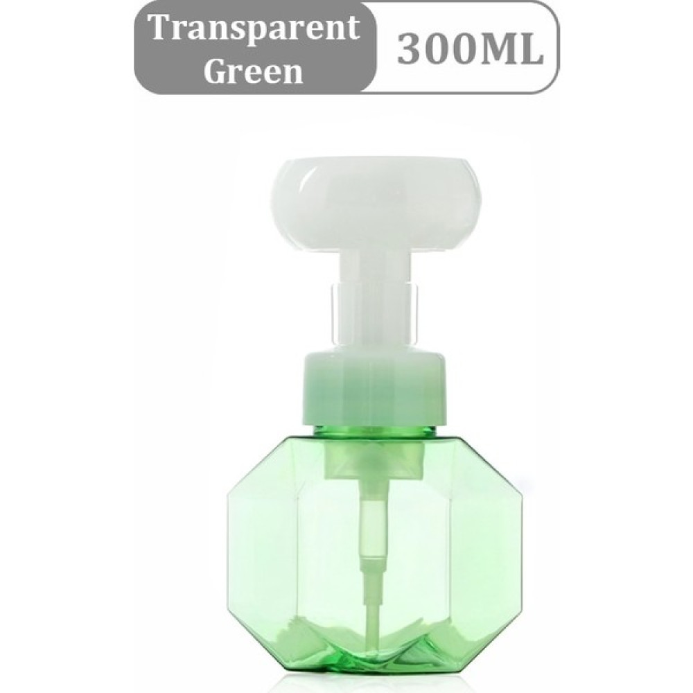 Zhaowen Shop Yeşil Elmas Stili Banyo Sabunu Şişesi Çiçek Şekli Köpük Sabunluk Için Köpük Pompası Plastik Şeffaf Şişe Seyahat Duş Jeli Köpük Pompa Ş... Sabunluk Fiyatı
