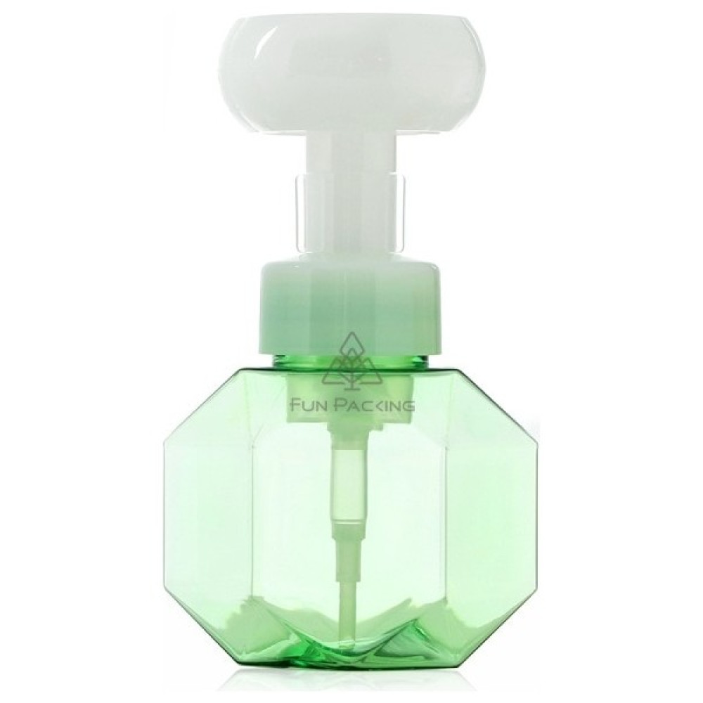 Zhaowen Shop Yeşil Stil 300ML Sıvı Sabunluk Çiçek Şekli Köpük Köpük Pompası Boş Şişe Plastik Şeffaf Şişe Duş Jeli Köpük Pompa Şişesi (Yurt Dışından) Sabunluk Fiyatı