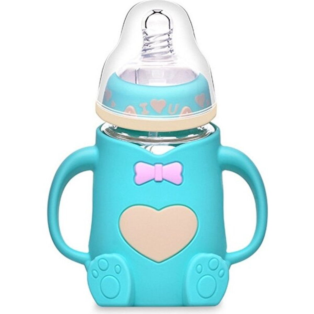 ZHKJ Shop Bebek Silikon Cam Şişeler Damla Geçirmez ve Şişkinlik Geçirmez Cam Biberon 240 ml (Yurt Dışından) Biberon Fiyatı