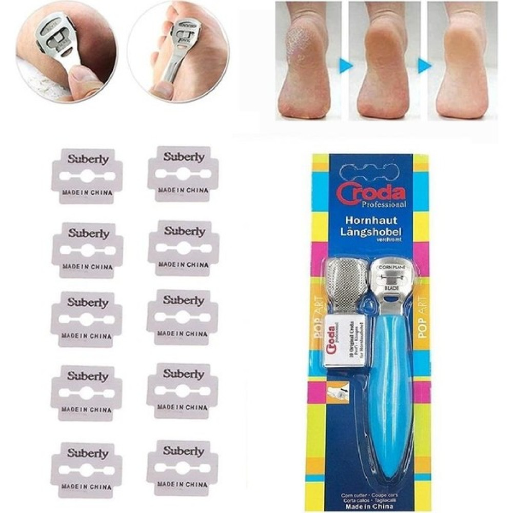 ZHL Tools Ayak Tabanı Topuk Törpüsü 10 Yedek Bıçaklı Oto Boyaları Fiyatı