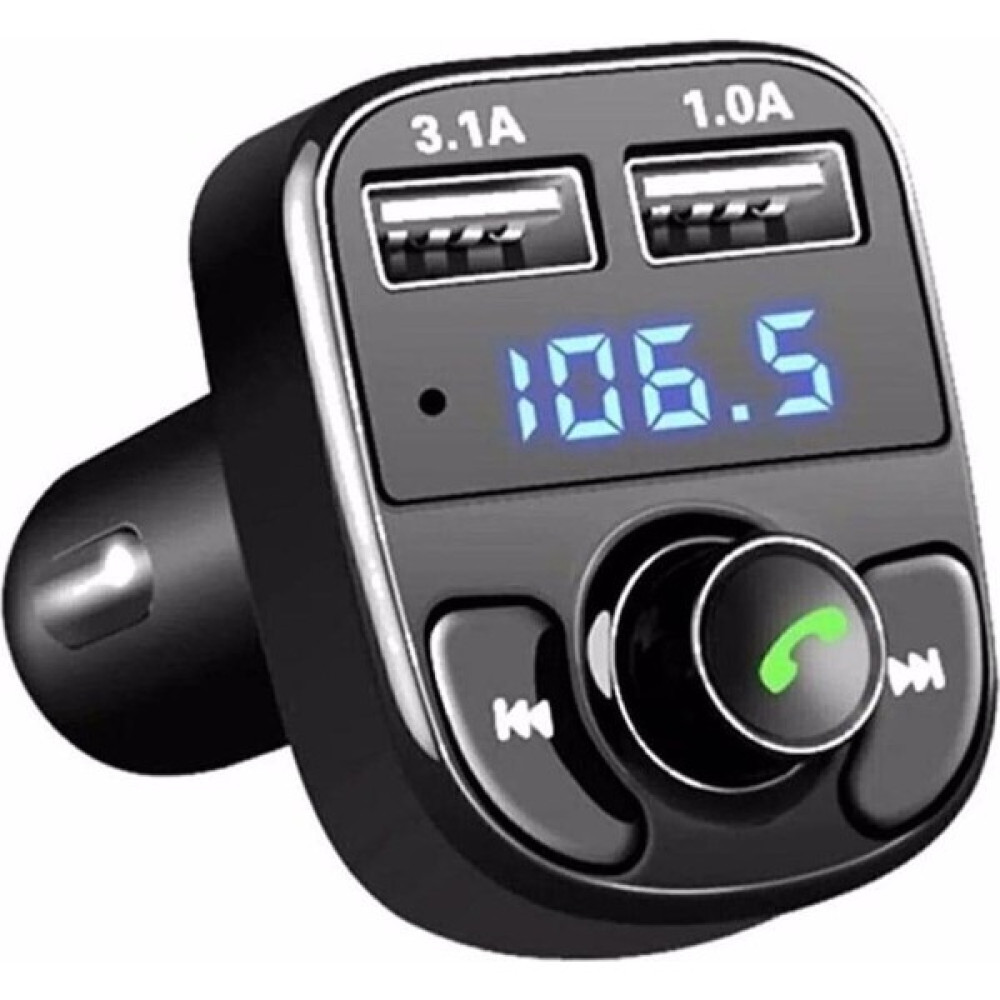 ZHL Tools Zhltools Car X8 Otomobil Fm Transmitter Bluetooth USB Mp3 Sd Kart - Siyah Oto Boyaları Fiyatı