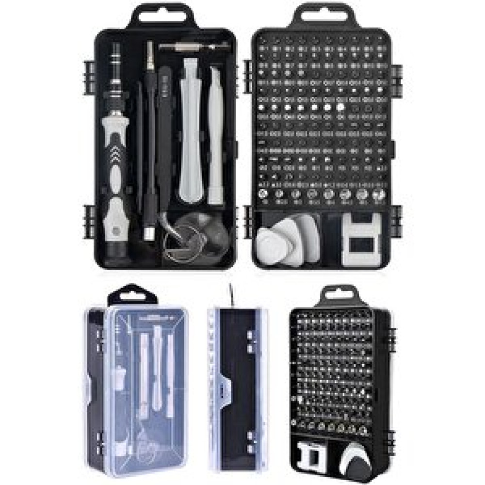 Zhltools 117 Parça Profosyonel Cep Telefonu Tablet Laptop Tornavida Tamir Seti Siyah Tornavida Fiyatı