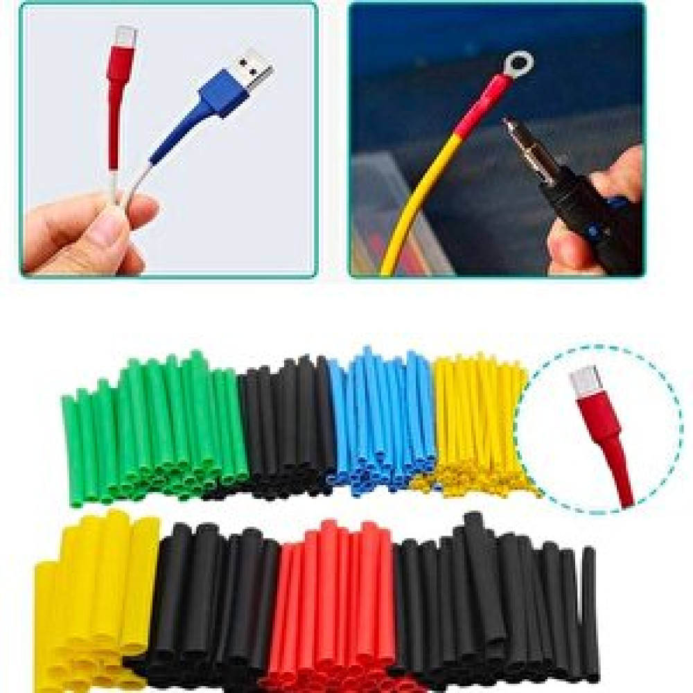 Zhltools 5 Renk Makaron Isı Ile Daralan Kablo Seti 530 Adet 8 Boy Set Elektrik ve Aydınlatma Fiyatı